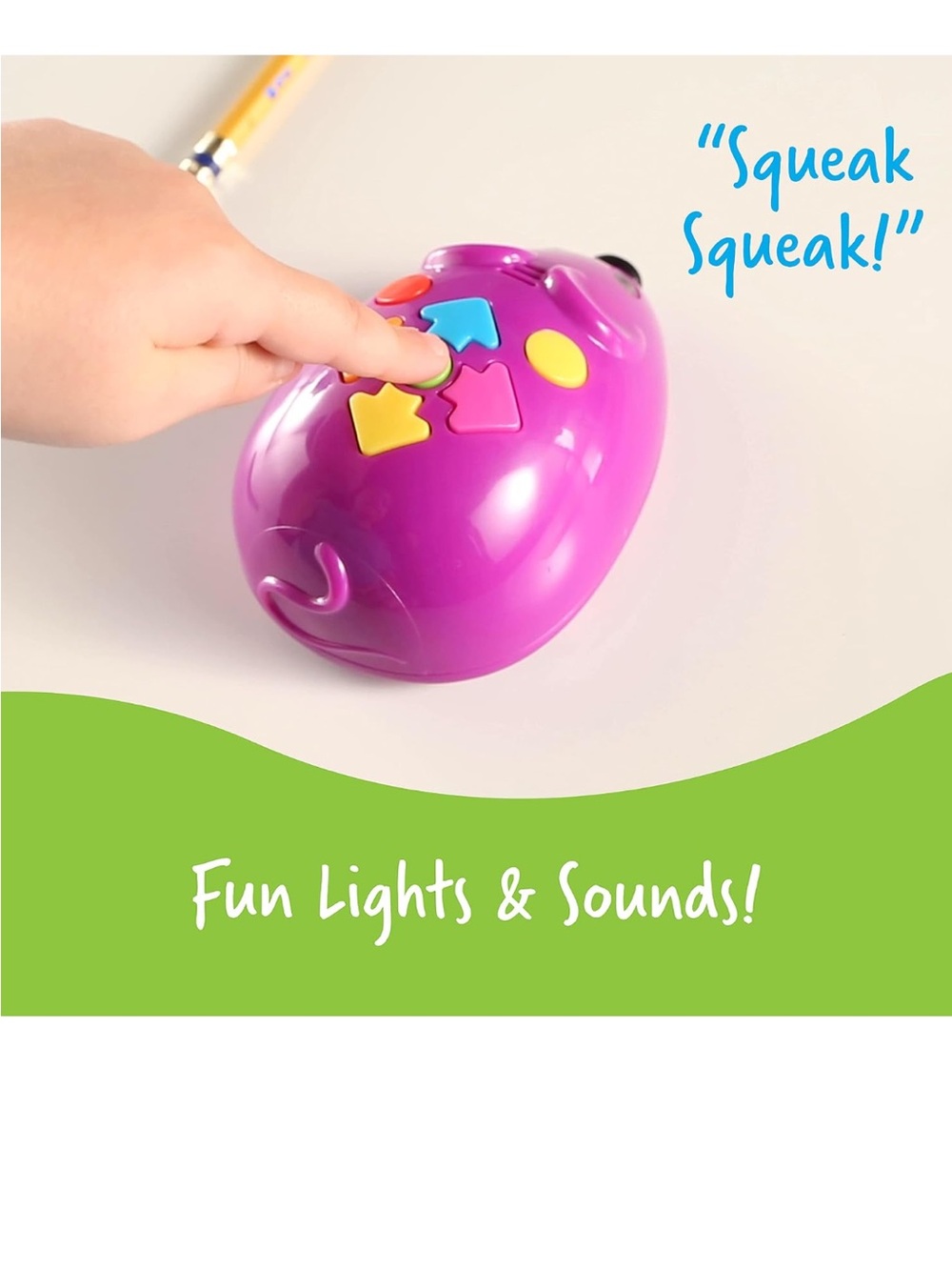 Learning Resources Code & Go Robot Mouse - Purple - STEM Coding Toy - Picture 5 of 9